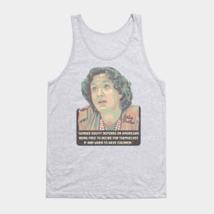 Katie Porter Portrait and Quote Tank Top